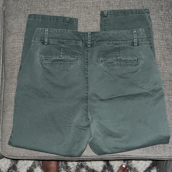 EUC LOFT Women’s Chino Pants in size 14 - white, charcoal grey, red, and green - Picture 10 of 12